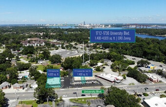 1712-1736 University Blvd S, Jacksonville, FL - AERIAL  map view - Image1