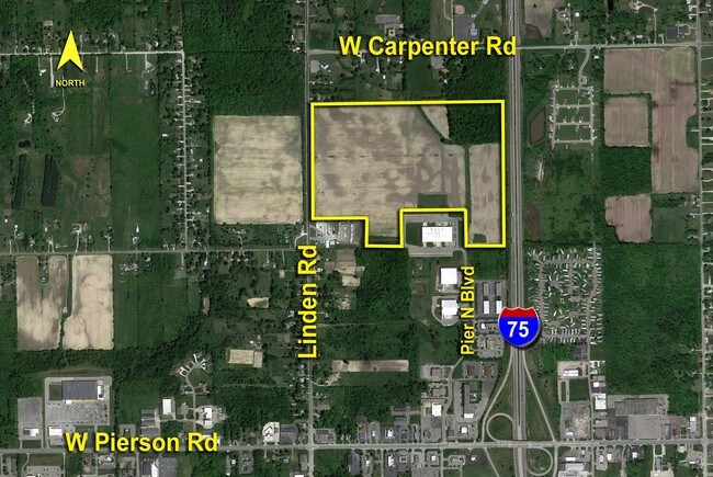 Plus de détails pour I-75/ W Pierson Rd, Flint, MI - Terrain à vendre