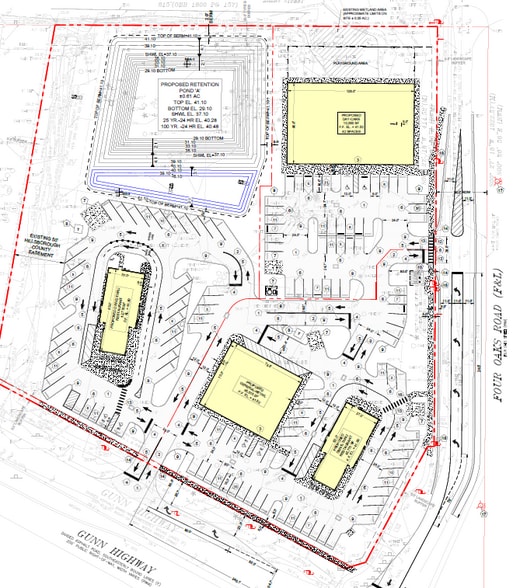 12208 Four Oaks Rd, Tampa, FL for lease - Site Plan - Image 3 of 5