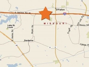 802-814 Mid Point Dr, O'Fallon, MO - Aerial  map view