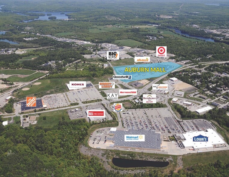 550 Center St, Auburn, ME for lease - Aerial - Image 2 of 2