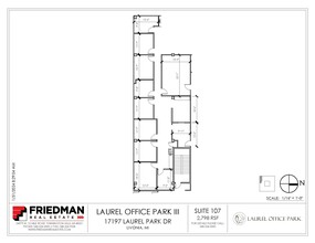 17197 N Laurel Park Dr, Livonia, MI for lease Floor Plan- Image 2 of 3