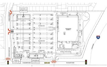 NWC I-19 & Sahuarita Rd, Sahuarita, AZ - AÉRIEN  Vue de la carte
