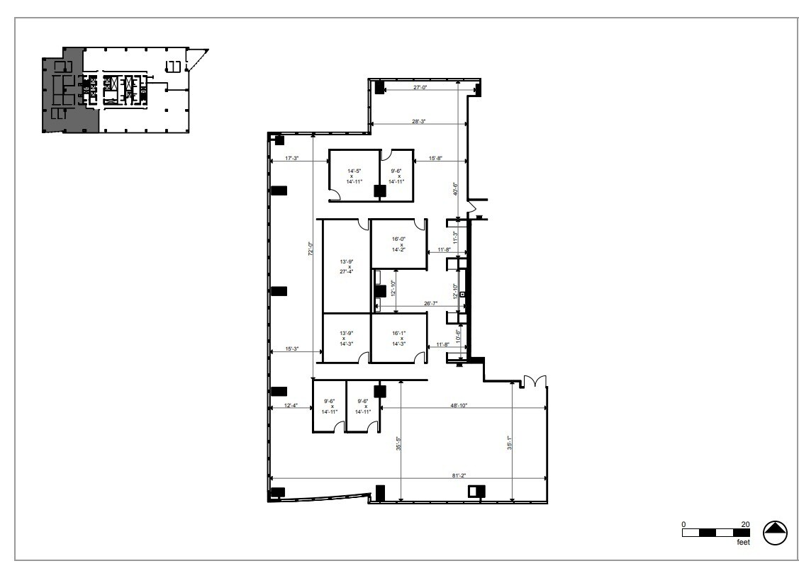 5000 Yonge St, Toronto, ON for lease Floor Plan- Image 1 of 1