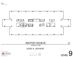 3000 Post Oak Blvd, Houston, TX for lease Floor Plan- Image 1 of 1