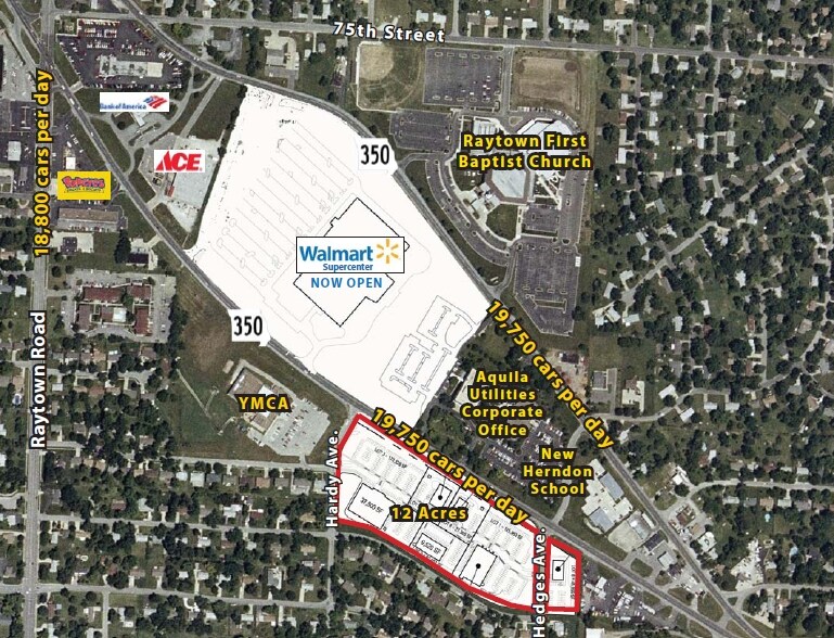 350 Hwy & Hardy Ave, Raytown, MO à vendre Photo du bâtiment- Image 1 de 2