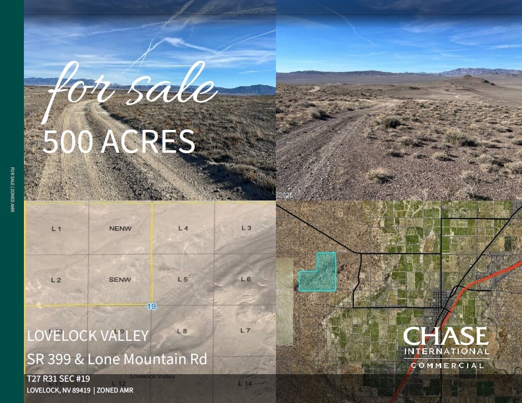 Lovelock Valley SR 399 & Lone Mountain Road, Lovelock, NV for sale Building Photo- Image 1 of 17