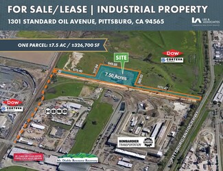 Plus de détails pour 1301 Standard Oil Ave, Pittsburg, CA - Terrain à vendre