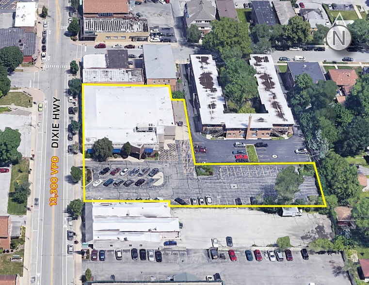 18141 Dixie Hwy, Homewood, IL à louer - Aérien - Image 3 de 7