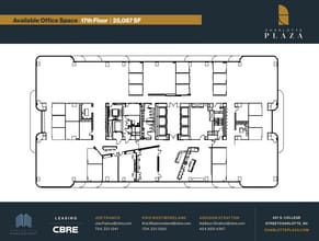 201 S College St, Charlotte, NC à louer Plan d’étage- Image 1 de 1