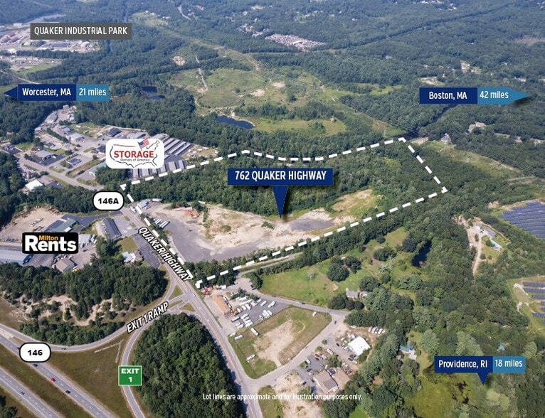 762 Quaker Hwy, Uxbridge, MA for sale - Building Photo - Image 2 of 4