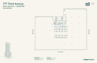 777 Third Ave, New York, NY à louer Plan d’étage- Image 1 de 5