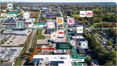 1061 Michigan St NE, Grand Rapids, MI - AÉRIEN  Vue de la carte - Image1