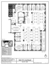 500 Fifth Ave, New York, NY à louer Plan d’étage- Image 1 de 5