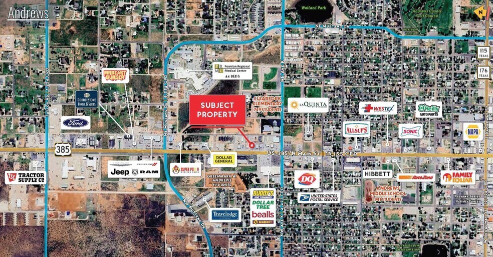 1308 N Main St, Andrews, TX à vendre - Photo du bâtiment - Image 3 de 4