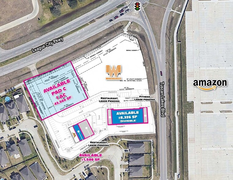 League City Parkway @ Tuscan Lakes Blvd, League City, TX for lease - Building Photo - Image 2 of 6
