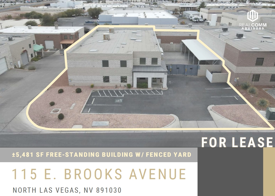 115 E Brooks Ave, North Las Vegas, NV for lease Building Photo- Image 1 of 3