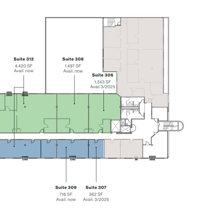 3030 Bunker Hill St, San Diego, CA à louer Plan d  tage- Image 1 de 1