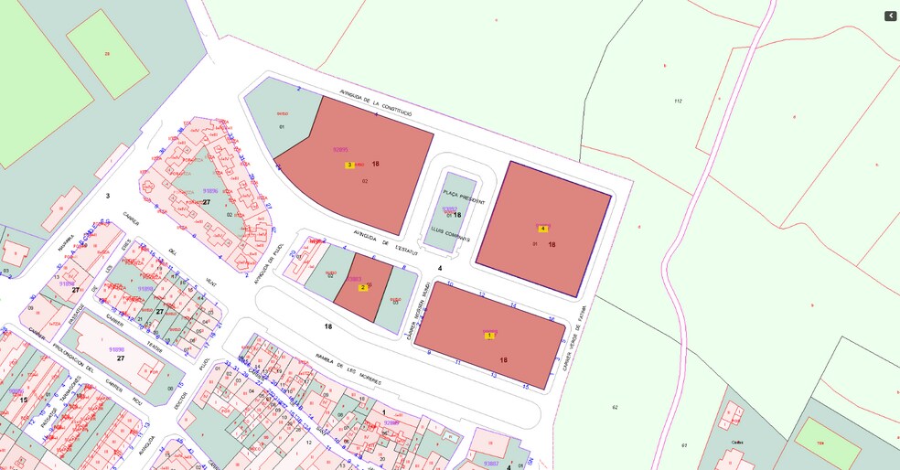 4 Avinguda de la Constitució, Creixell, Tarragona for sale - Plat Map - Image 1 of 2