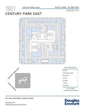 1801 Century Park E, Los Angeles, CA for lease Floor Plan- Image 1 of 1