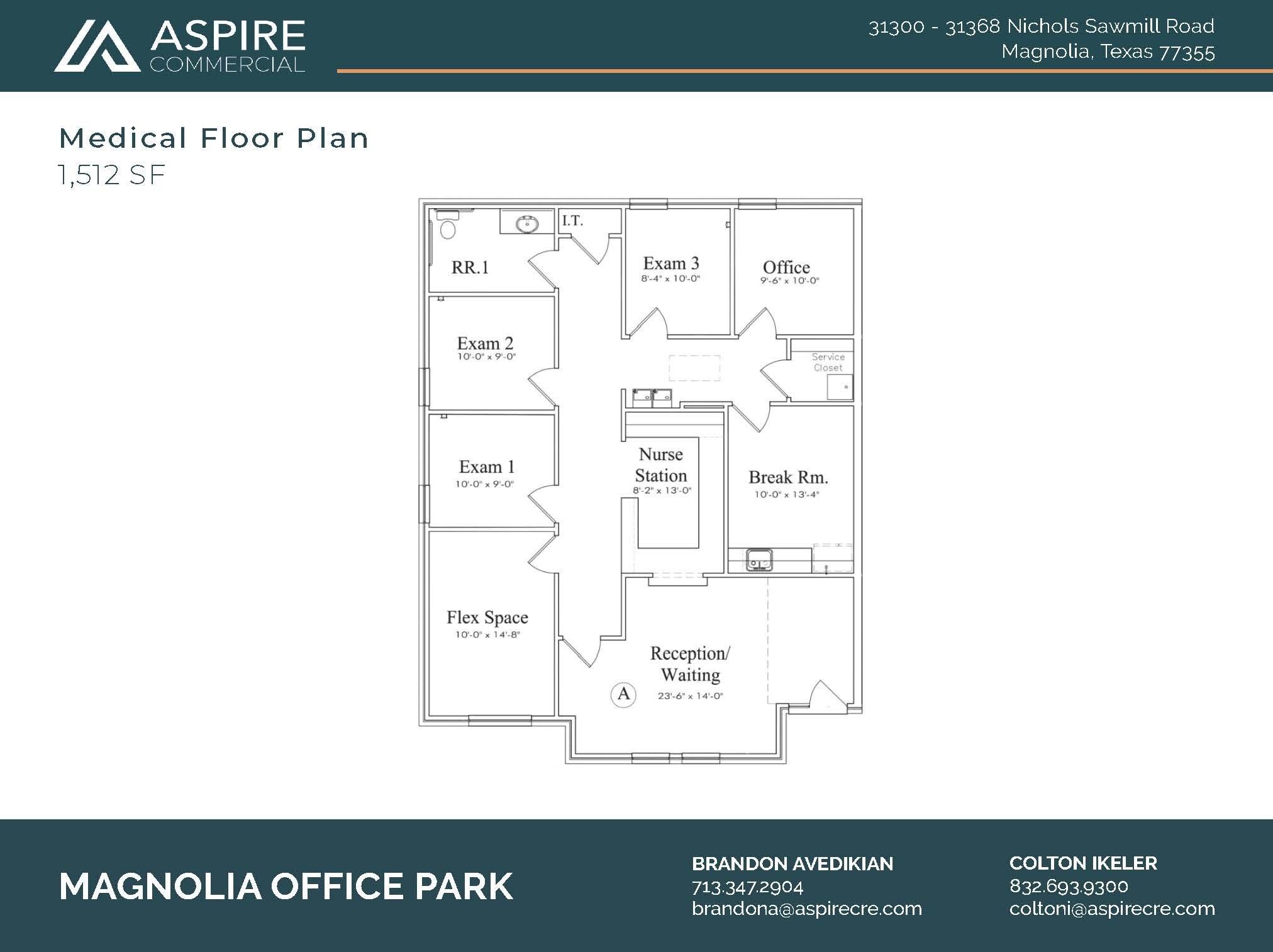 31368 Nichols Sawmill Rd, Magnolia, TX for lease Floor Plan- Image 1 of 2