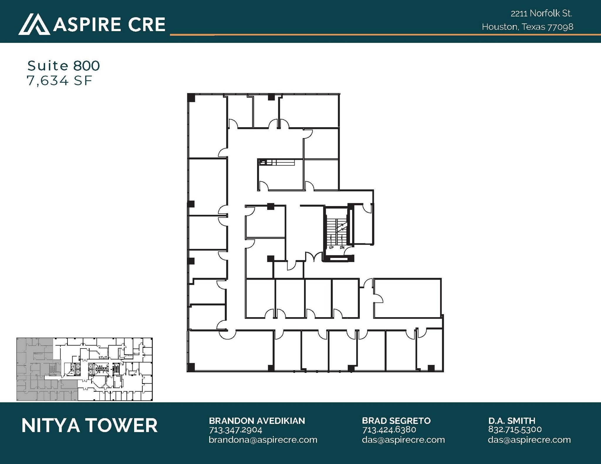 2211 Norfolk St, Houston, TX for lease Floor Plan- Image 1 of 1