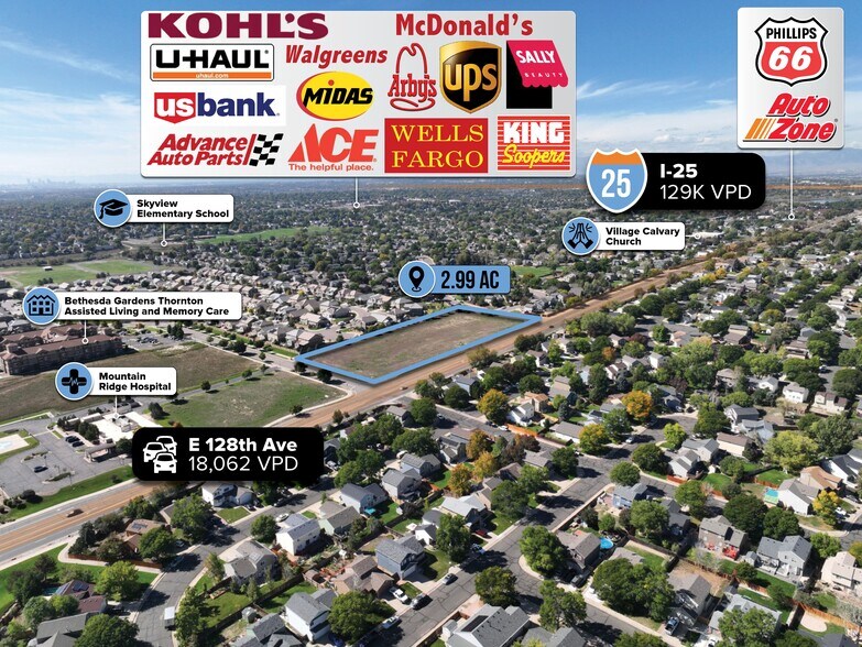 128th Ave & Hudson Street St, Thornton, CO à vendre - Photo du bâtiment - Image 2 de 15