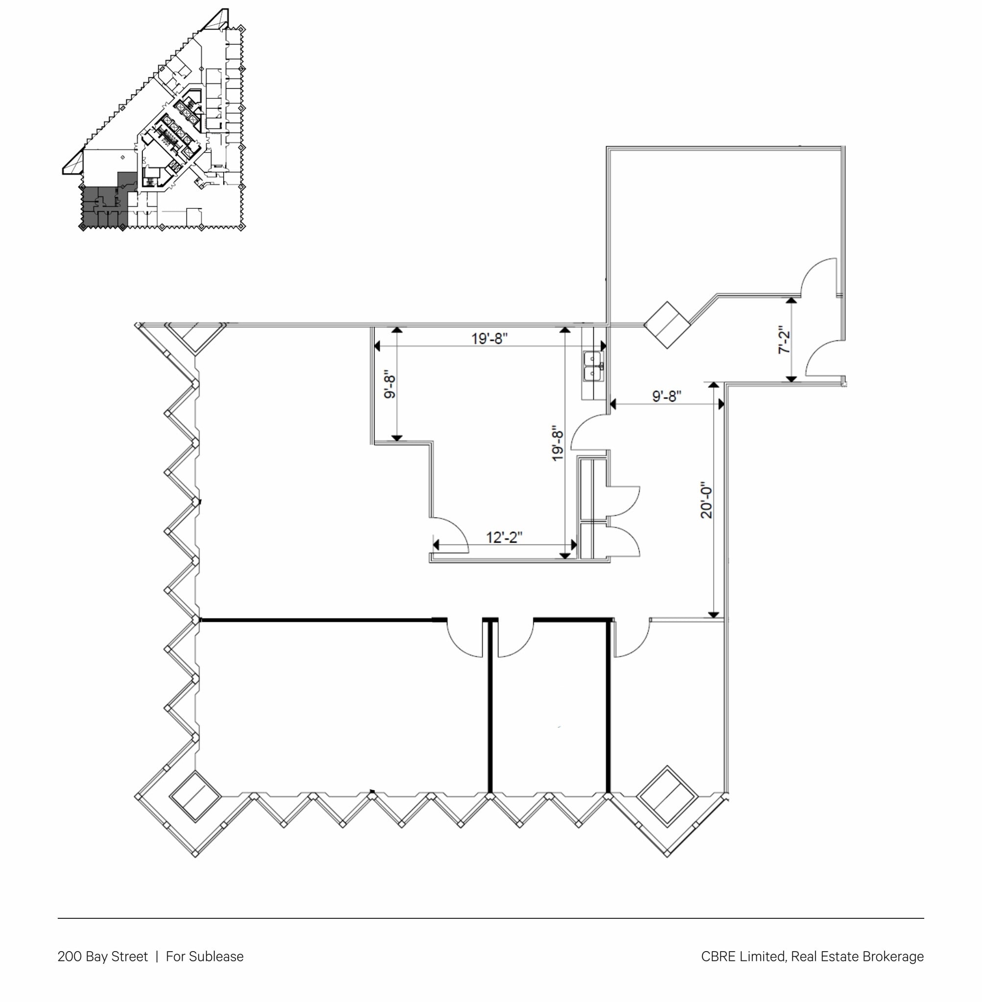 200 Bay St, Toronto, ON for lease Floor Plan- Image 1 of 4