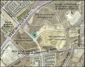 8400 Cattail Wy, Brandywine, MD - AÉRIEN  Vue de la carte