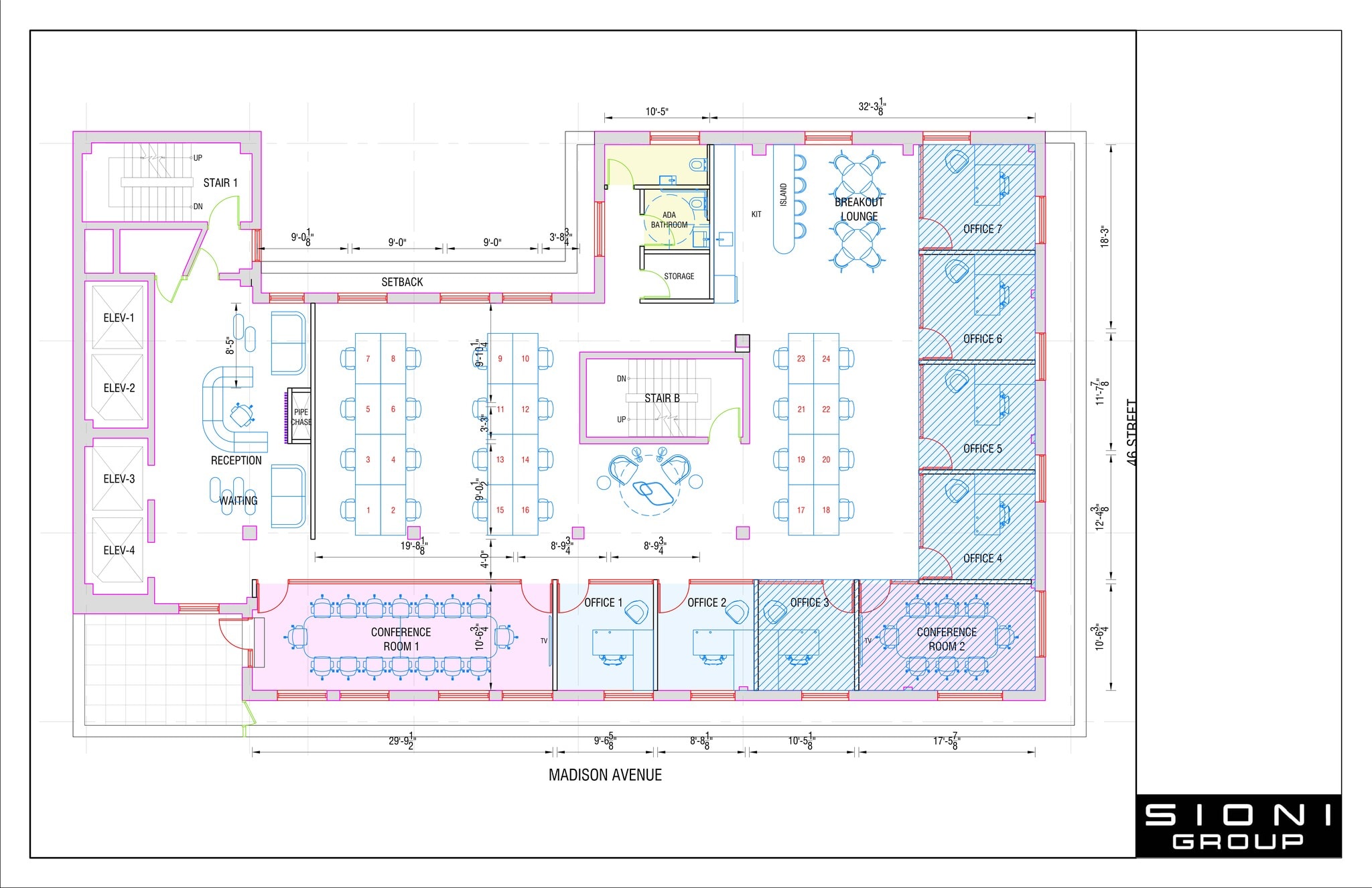 366 Madison Ave, New York, NY for lease Site Plan- Image 1 of 12