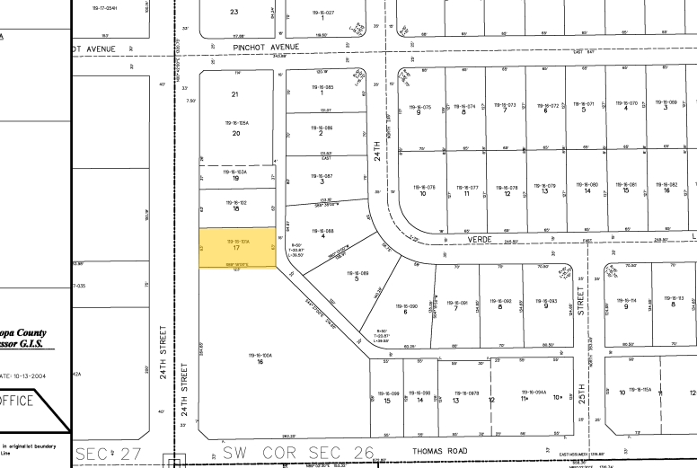 2925-2927 N 24th St, Phoenix, AZ à vendre - Plan cadastral - Image 2 de 13