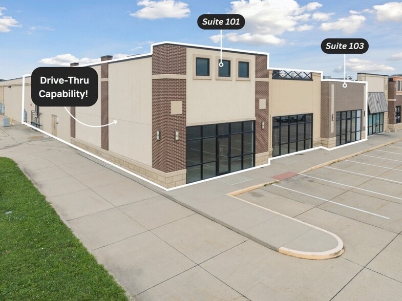 2066-2080 E Ridgeway Ave, Waterloo, IA à louer - Photo du bâtiment - Image 3 de 7