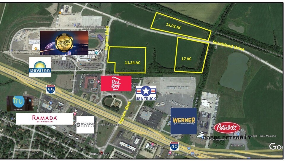 Ingram Blvd, West Memphis, AR à vendre - Aérien - Image 1 de 1