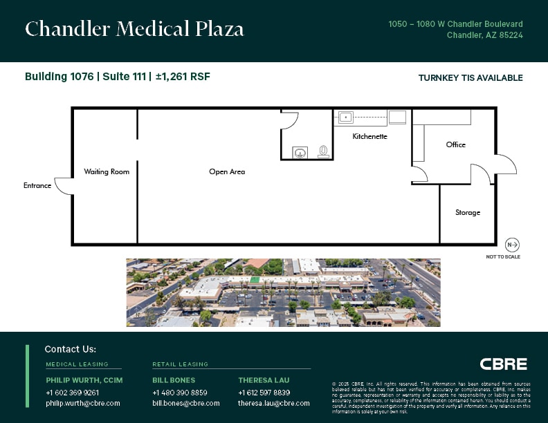 1050-1076 W Chandler Blvd, Chandler, AZ for lease Floor Plan- Image 1 of 1