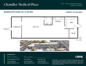1050-1076 W Chandler Blvd, Chandler, AZ for lease Floor Plan- Image 1 of 1