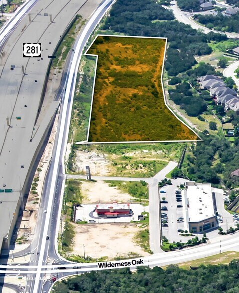 Hwy 281 at Wilderness Oak, San Antonio, TX for sale - Aerial - Image 2 of 4