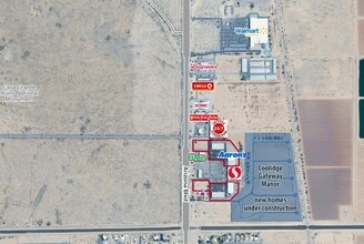 1431 N Arizona Blvd, Coolidge, AZ - AERIAL  map view
