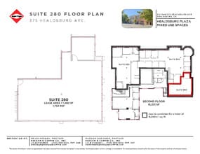 375 Healdsburg Ave, Healdsburg, CA à louer Plan d’étage- Image 1 de 5