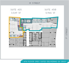 99 M St SE, Washington, DC à louer Plan d  tage- Image 1 de 1