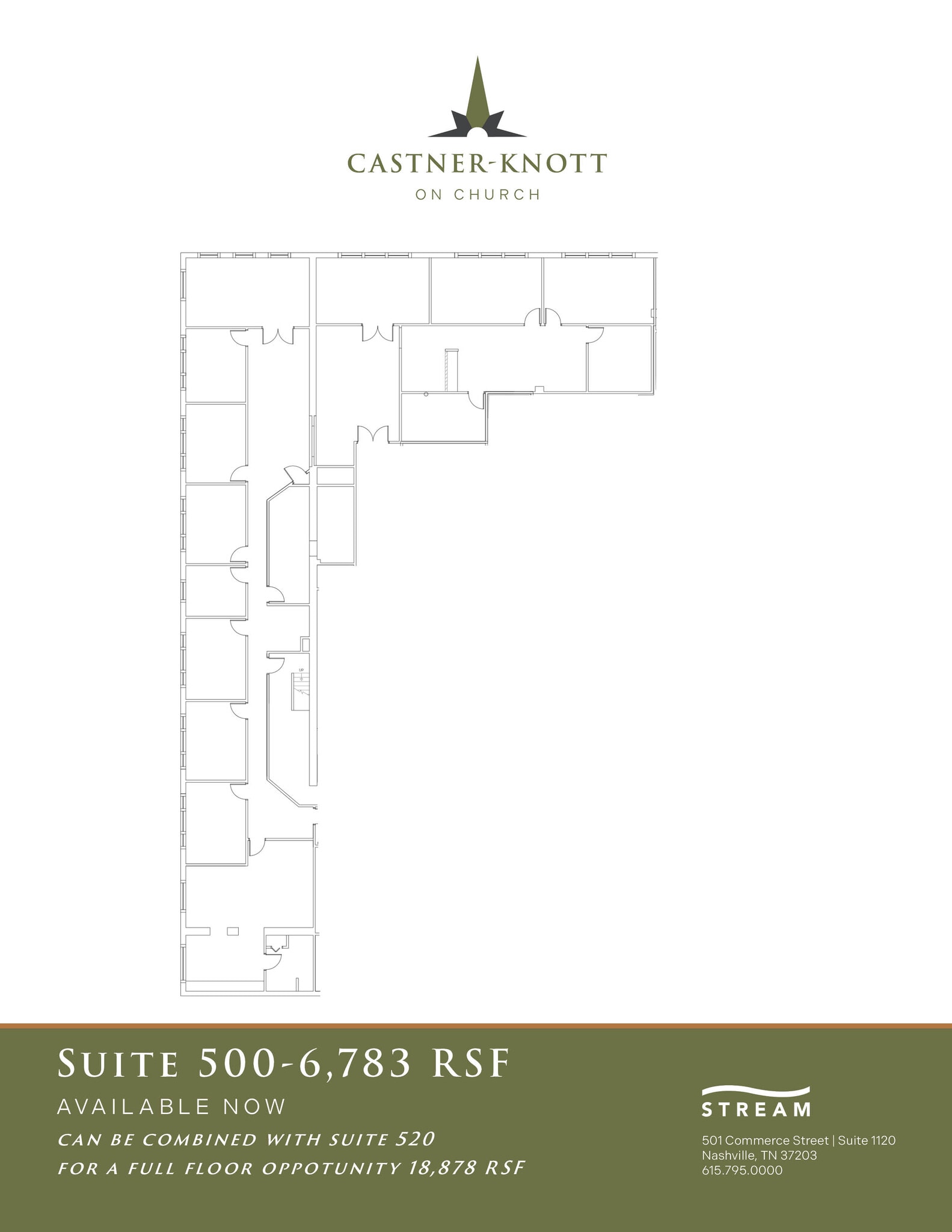 618 Church St, Nashville, TN for lease Floor Plan- Image 1 of 1