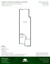 22603 La Palma Ave, Yorba Linda, CA for lease Floor Plan- Image 1 of 1