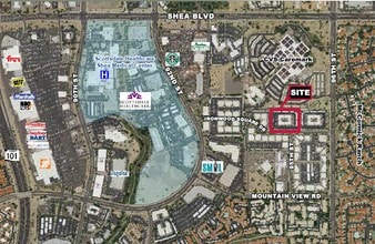 9500 E Ironwood Square Dr, Scottsdale, AZ - AERIAL map view