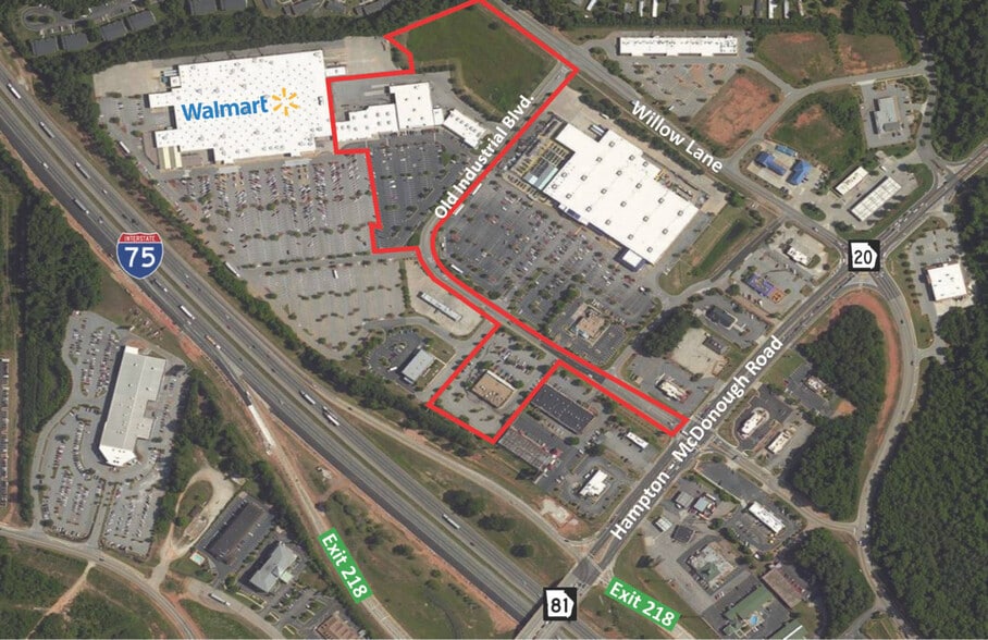 133 Willow Ln, McDonough, GA for lease - Aerial - Image 2 of 4