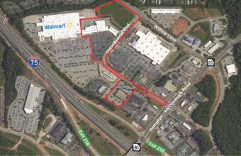 133 Willow Ln, McDonough, GA - AERIAL map view