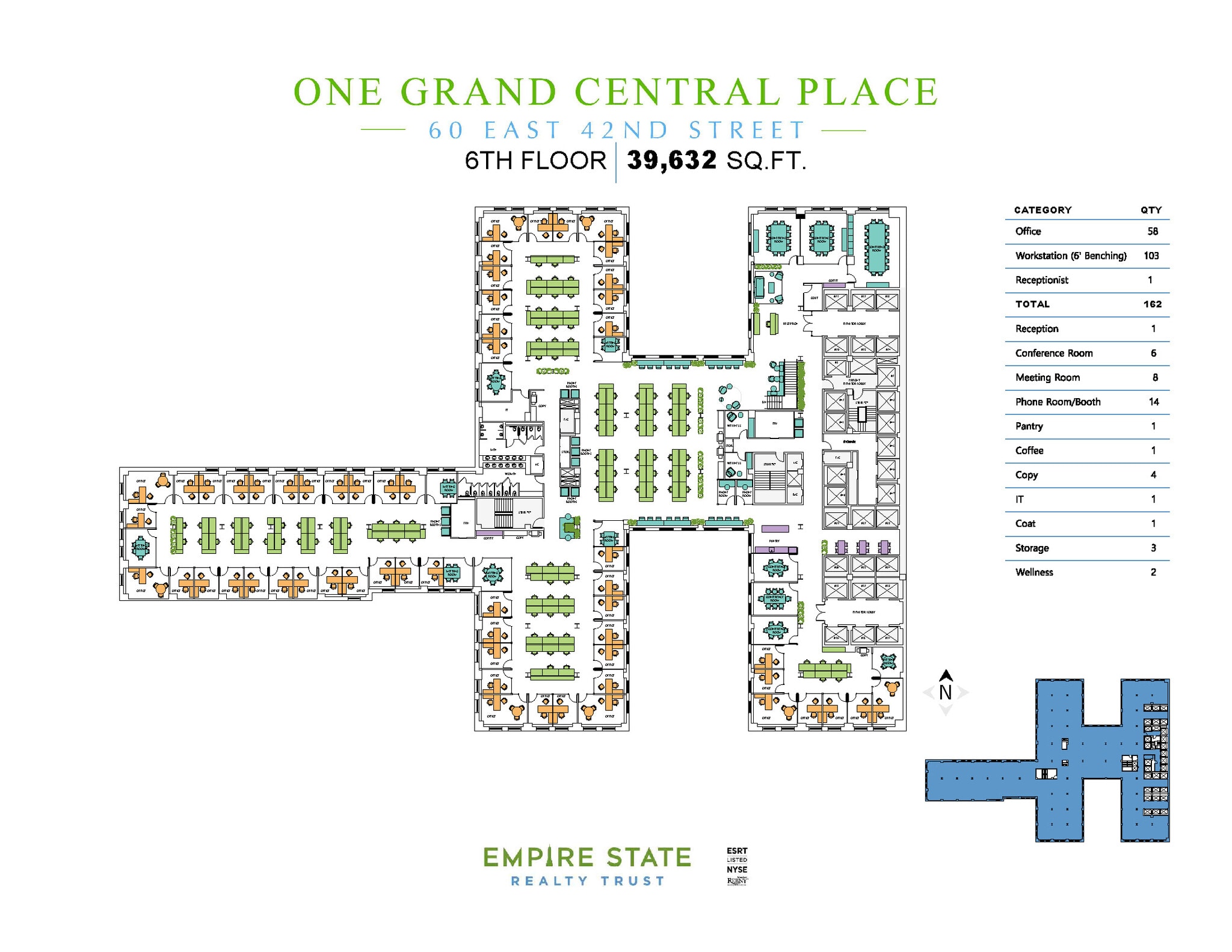 60 E 42nd St, New York, NY for lease Floor Plan- Image 1 of 5