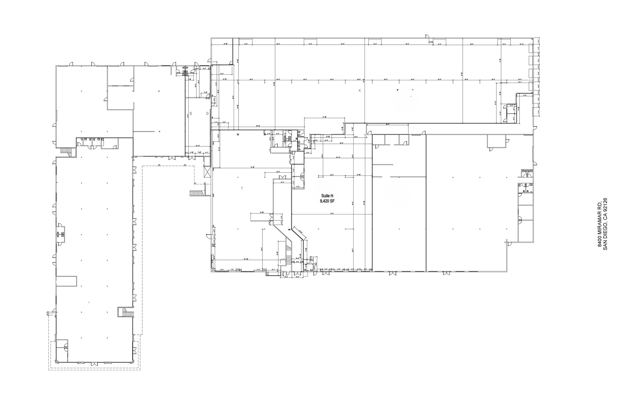 8400 Miramar Rd, San Diego, CA à louer Plan de site- Image 1 de 2