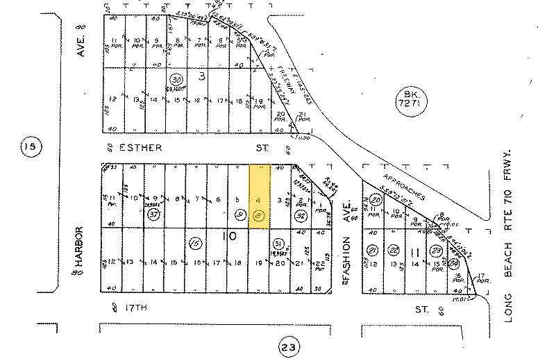 1320 W Esther St, Long Beach, CA à louer - Plan cadastral - Image 2 de 6