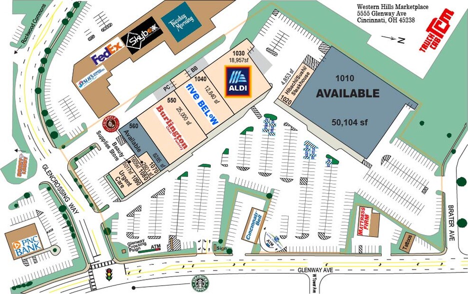 5555 Glenway Ave, Cincinnati, OH for lease - Building Photo - Image 2 of 5