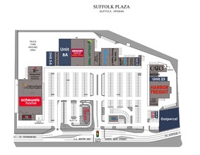 810-1018 N Main St, Suffolk, VA à louer Plan de site- Image 1 de 1