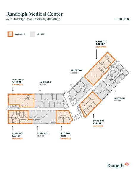 4701 Randolph Rd, Rockville, MD à louer - Plan d  tage - Image 3 de 28